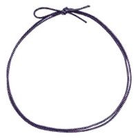 イグチ ラッピング用品 4ッ打ラメ入りゴム 2重片花結び 62cm 紫×銀 KH04262PS 1ケース(1000個(100個×10))（直送品）