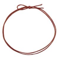 イグチ ラッピング用品 4ッ打ラメ入りゴム 2重片花結び 62cm 赤×金 KH04262RG 1ケース(1000個(100個×10))（直送品）