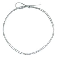 イグチ ラッピング用品 4ッ打ラメ入りゴム 2重片花結び 62cm 白×銀 KH04262WS 1ケース(1000個(100（直送品）
