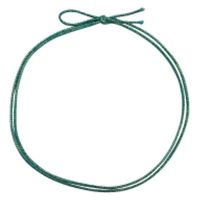 ラッピング用品 4ッ打ラメ入りゴム 2重片花結び 74cm ブルー×金 KH04274LBG 1ケース(1000個(100個×10))（直送品）