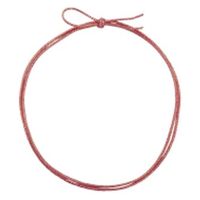 ラッピング用品 4ッ打ラメ入りゴム 2重片花結び 74cm ピンク×金 KH04274PKG 1ケース(1000個(100個×10))（直送品）