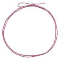 ラッピング用品 4ッ打ラメ入りゴム 2重片花結び 74cm ピンク×銀 KH04274PKS 1ケース(1000個(100個×10))（直送品）