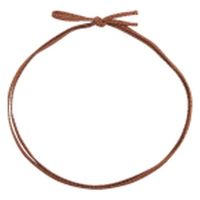 イグチ ラッピング用品 平彩ゴム 二重片花結び 小62cm 茶 KH7262BR 1ケース(1000個(50個×20))（直送品）