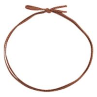 イグチ ラッピング用品 平彩ゴム 二重片花結び 大94cm 茶 KH7294BR 1ケース(1000個(50個×20))（直送品）