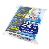 トイレクリーナー LD-624 クリンクル トイレまわりキラリ 流せるトイレクリーナー(30枚2P) 1ケース(18個)（直送品）