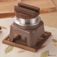 マイン 和食用品 M10-125 お釜かまどセット(大) 素焼き茶 木(蓋・敷板) 1点（直送品）