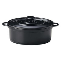 マイン 鍋 M11-082 ミニココ オーバル 黒(アルミ) 1点（直送品）