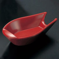 マイン メラミン食器 M11-197 レンゲ置き 赤 1袋(10個)（直送品）