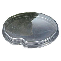 マイン M11-349 珍味入れ 竹大用蓋 透明10個入 1ケース(480個(10個×48))（直送品）