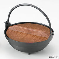 マイン M11-402 ふるさと鍋 φ18 黒 樹脂蓋セット 1点（直送品）
