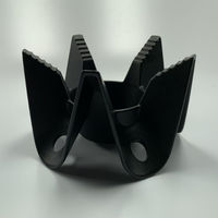 マイン 固形燃料用コンロ M11-449 さざ波こんろ 黒 1ケース(60個)（直送品）