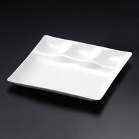 マイン 皿 M11-527 角プレート コンビ 白 1袋（直送品）