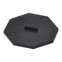 マイン M11-637 耐熱むし椀(大)用 蓋 黒 1ケース(430個(5個×86))（直送品）