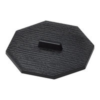 マイン M11-639 耐熱むし椀(小)用 蓋 黒 1ケース(400個(5個×80))（直送品）