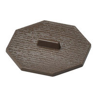 マイン M11-640 耐熱むし椀(小)用 蓋 茶 1ケース(550個(5個×110))（直送品）