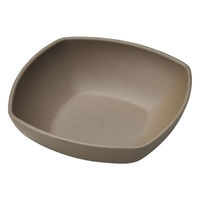 マイン M11-649 耐熱角深皿(大)チャコールグレー 1ケース(120個(5個×24))（直送品）