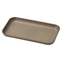 マイン M11-656 耐熱角皿(大) チャコールグレー 1ケース(80個(5個×16))（直送品）