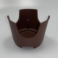 マイン 固形燃料用コンロ M11-681 丸こんろ 素焼き茶(小) 1ケース(120個)（直送品）