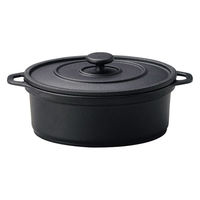 マイン 鍋 M11-714 ミニココ オーバル(大) ブラック 1点（直送品）