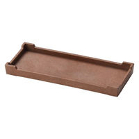 マイン カスタートレー M44-172 カスター盆 ブラウン 10.5×26 1点（直送品）