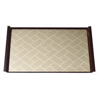 マイン お盆 M44-395 長角盆 雅 432×317 金 ノンスリップ 1ケース(20個)（直送品）