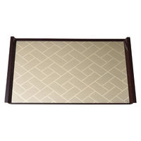 マイン お盆 M44-396 長角盆 雅 450×335 金 ノンスリップ 1ケース(20個)（直送品）