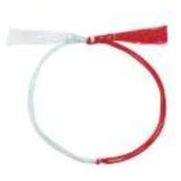 イグチ 装飾資材 No.5ゴム房 Bタイプ(振分) 特大50cm 赤白金糸入 OKG1350RWR 1ケース(1000個(100個×10))（直送品）