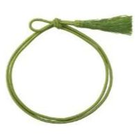 イグチ 装飾資材 彩ゴム房 二重片花結び 小58cm ライムグリーンIYG OKGS2258IYG 1ケース(1000個(100個×10))（直送品）
