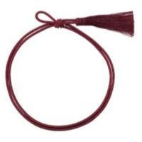 イグチ 装飾資材 彩ゴム房 二重片花結び 大75cm エンジIWI OKGS2275IWI 1ケース(1000個(100個×10))（直送品）