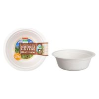 サンナップ パルプモールド コンポスタブルペーパーボウル 350ml 10個入 P-350CPM 1ケース(240個(10個×24))（直送品）