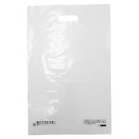 中川製袋化工 ポリ手提げ サンFバッグ B4 透明(バイオマス10%) S211711 1ケース(500個(100個×5))（直送品）