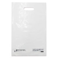 中川製袋化工 ポリ手提げ サンFバッグ B4 乳白(バイオマス10%) S211714 1ケース(500個(100個×5))（直送品）