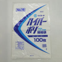 中川製袋化工 ローデンポリ袋 ハイパーポリ規格袋No.15 S221054 1ケース(2000個(100個×20))（直送品）