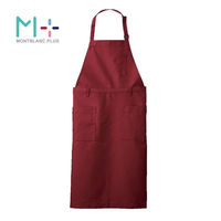 住商モンブラン 胸当てエプロン エプロン 兼用 ワイン F 2way SA004-72_F 1点（直送品）