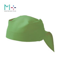 住商モンブラン 店舗スタッフ用帽子 三角巾バンダナ オリーブ F SH004-32_F 1点（直送品）