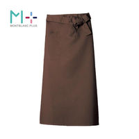 住商モンブラン ロングエプロン ブラウン F SP002-62_F 1点（直送品）