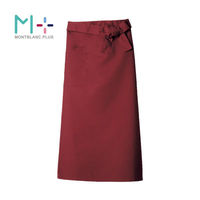 住商モンブラン ロングエプロン ワイン F SP002-72_F 1点（直送品）