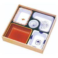 アヅミ産業 折箱 W-80-80 シャクリ蓋(SP-85-B) W-A012 1ケース(78個(13個×6))（直送品）