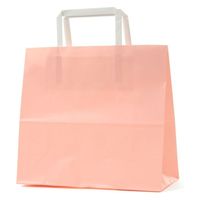 パックタケヤマ 紙手提袋 平紐手提袋 H平24 ピンク XZTT1003 1ケース(200個(50個×4))（直送品）