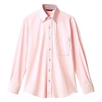 住商モンブラン ボタンダウンシャツ ZK2711-5CB_SSS ニットシャツ 兼用 長袖 ピンク SSS 1点（直送品）