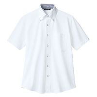 住商モンブラン ZK2712-2CB_SSS ニットシャツ 兼用 半袖 白 SSS 1点（直送品）