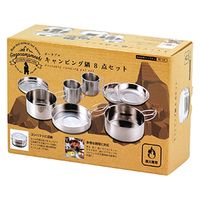カクセー キャンピングクッカー 8点セット GO-14 1セット（直送