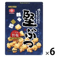 おかき おつまみ 珍味 堅ぶつ旨塩 160g 1セット(1個×6) 亀田製菓