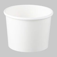 アイスカップ 12オンスアイスアンドスープカップ 白 PLAラミ 02612 1ケース(500個(25個×20))（直送品）