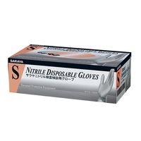 サラヤ ニトリル検査検診用グローブ 白 Sサイズ ホワイト 手袋 医療病院 51085 1箱(1個(200枚入)x10)（直送品）