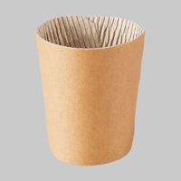 8オンスカップ用スリーブ(クラフト) 02449 1ケース(2000個(200個×10))（直送品）