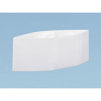 調理用帽子 クリーンキャップMEタイプ 白無地 00303840 1ケース(1000個(50個×20))（直送品）