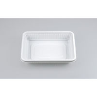 シーピー化成 弁当容器 耐熱-5 ホワイト本体(B) 0135005000075 1袋(100個)（直送品）
