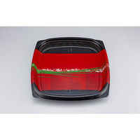 シーピー化成 寿司桶 NUN角桶4 秀英赤 本体 0780404007655 1ケース(120個(10個×12))（直送品）