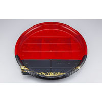 シーピー化成 寿司桶 NUN丸桶6 天佑赤 本体 0780506004035 1ケース(80個(10個×8))（直送品）